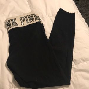PINK slim leg yoga pants